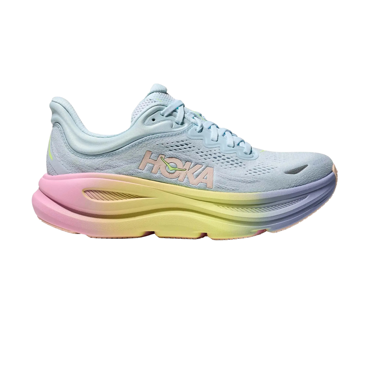 Hoka Bondi 9 Running Shoe Women - Glimmering Blue/Overcast Glimmering Blue Overcast Running Shoes Hoka