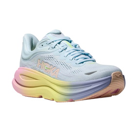 Hoka Bondi 9 Running Shoe Women - Glimmering Blue/Overcast by Hoka