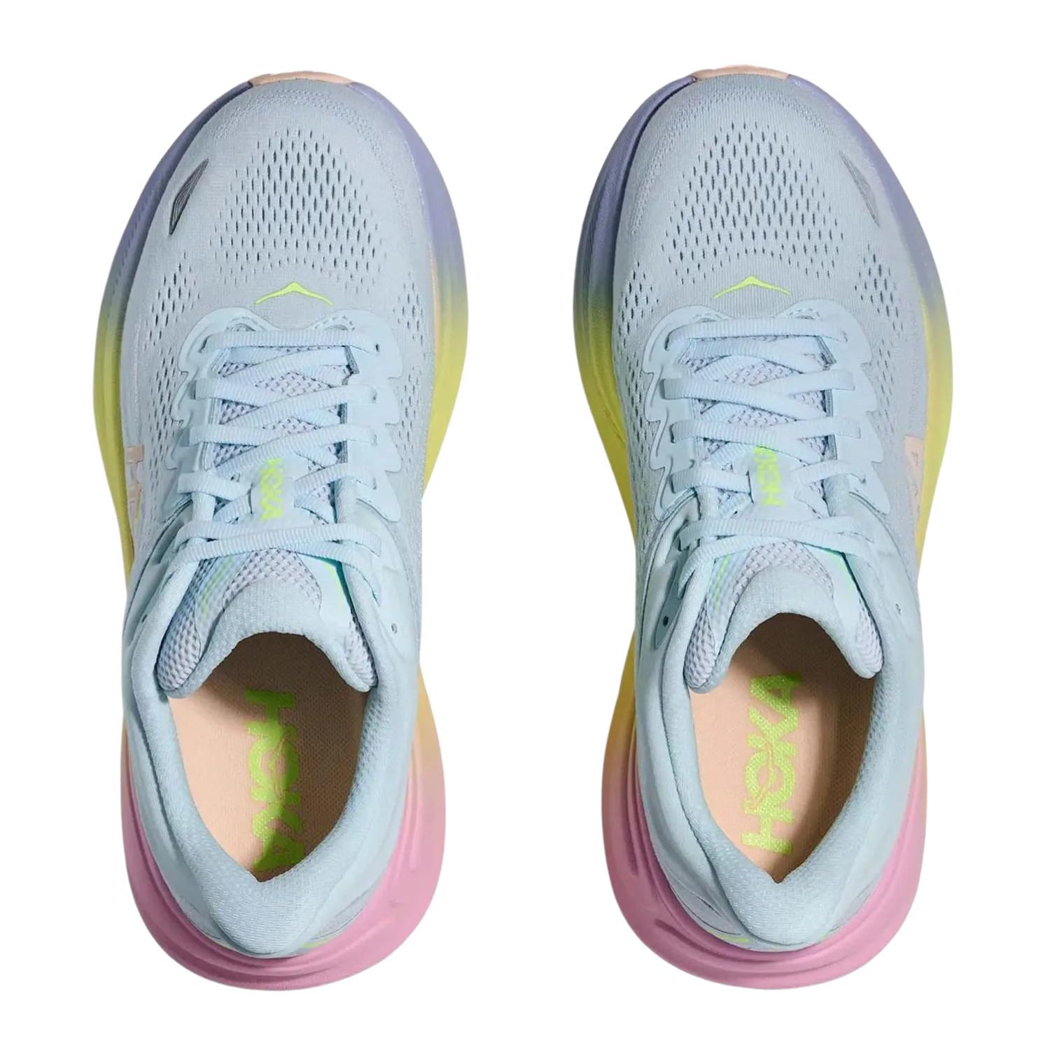 Hoka Bondi 9 Running Shoe Women - Glimmering Blue/Overcast by Hoka