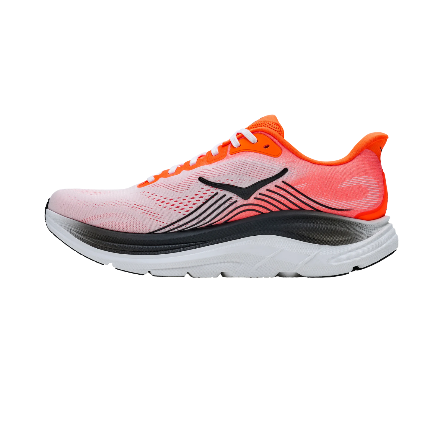 Hoka Clifton 11 Running Shoe Men - Neon Tangerine/Frost by Hoka