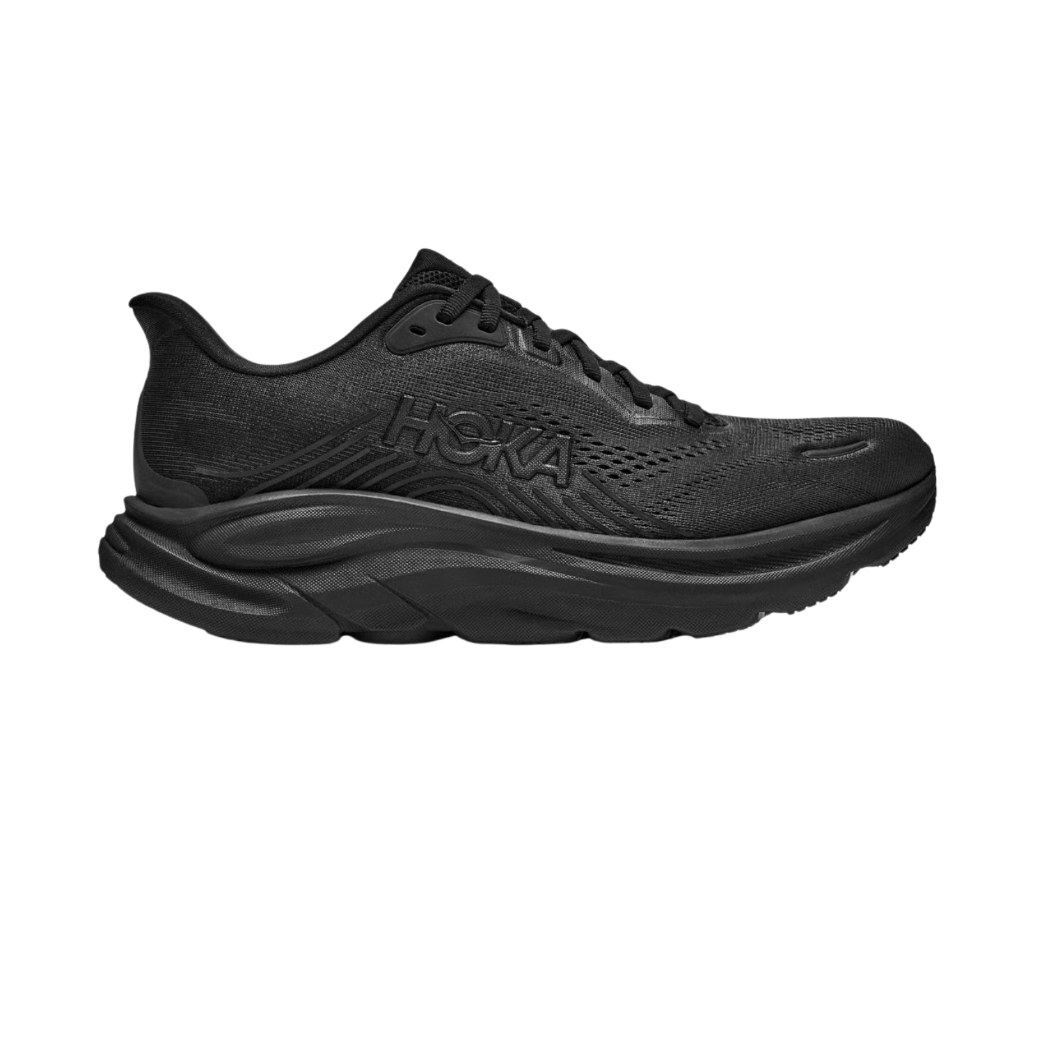 HOKA Clifton 11 Women's Running Shoes - Black/Black Black Black Running Shoes HOKA