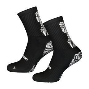 Precision Origin.0 Grip Socks Adult - Black/White (730Y) Socks Precision