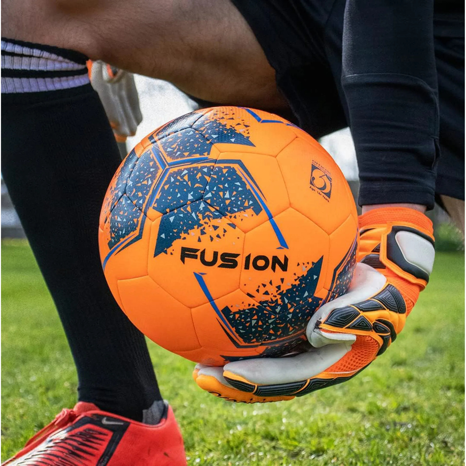 Precision Fusion IMS Training Football - Fluo Orange, Size 3 & 5 Football Precision