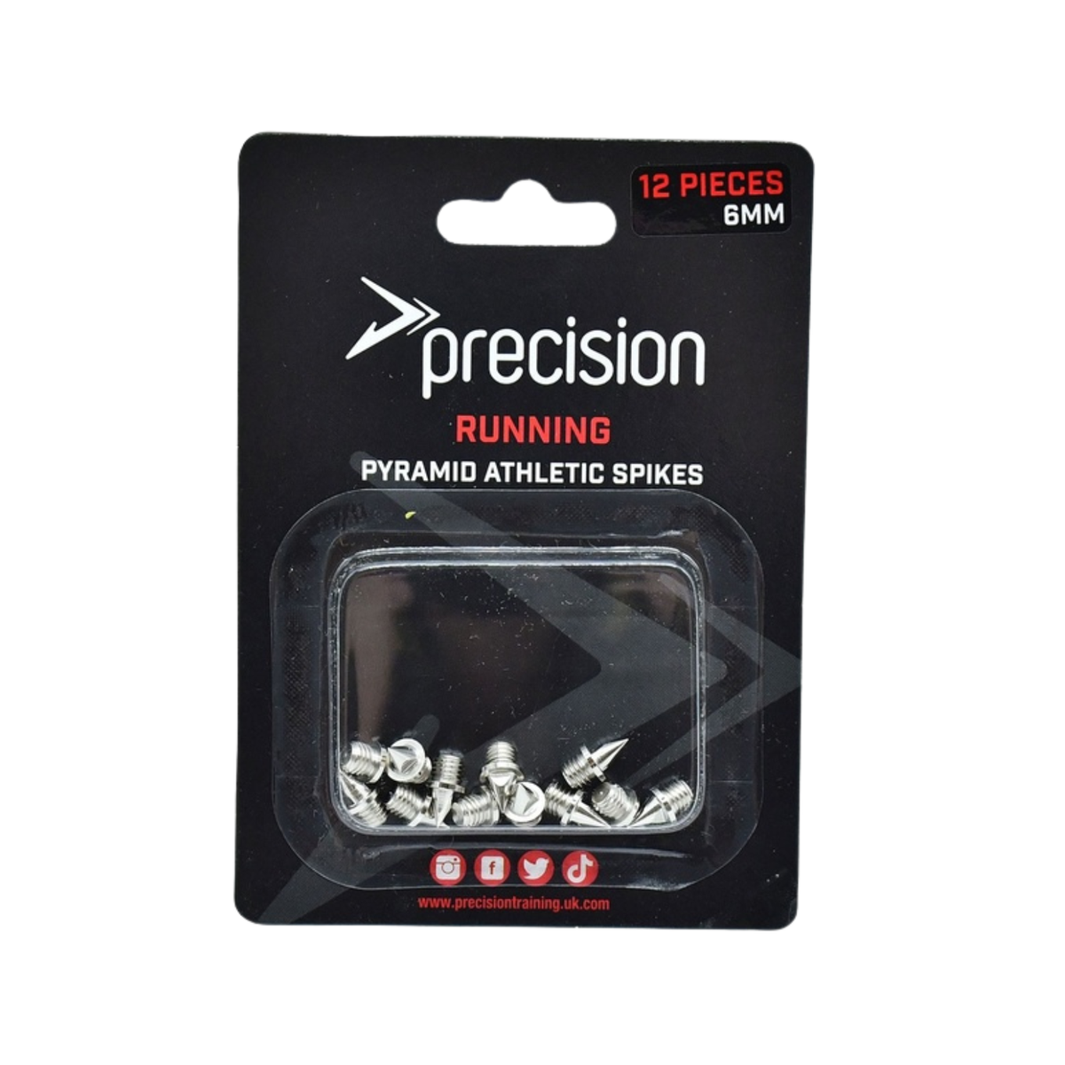 Precision 6mm Pyramid Track Spikes (PE750) Track Spikes Precision