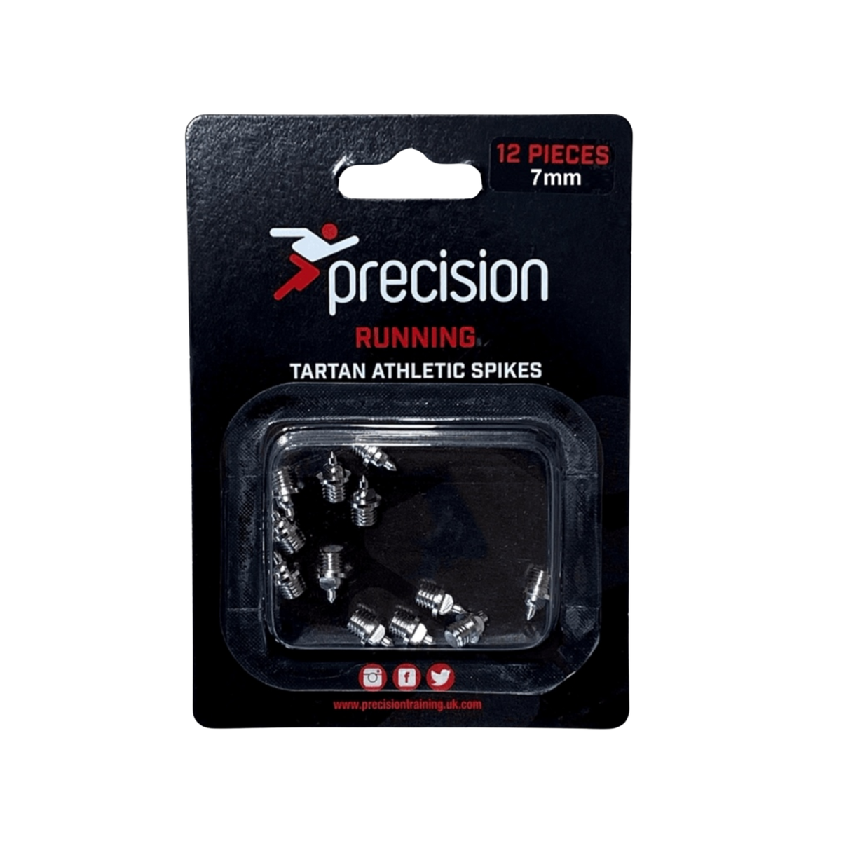 Precision 7mm Tartan Track Spikes (PE755) Track Spikes Precision