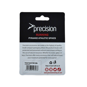 Precision 12mm pyramid track spikes, alternative view