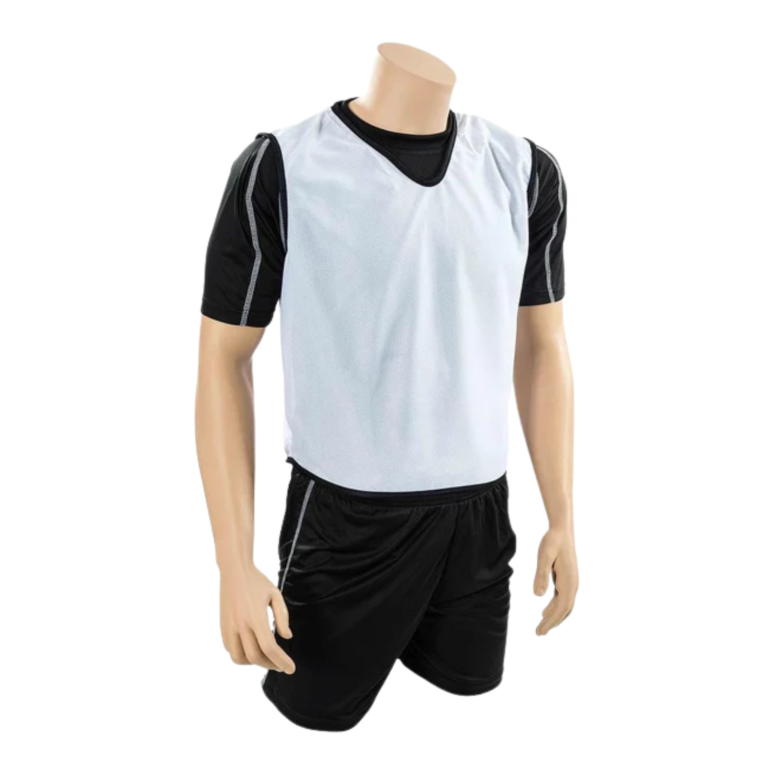 Precision Mesh Training Bib, White