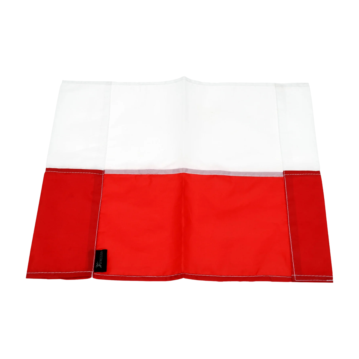 Precision Corner Flag Plain Single (TR406) Red White One Size Pitch Equipment Precision