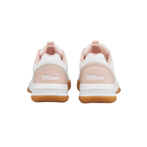 Wilson Courtglide Women's Tennis Shoes - White/Cameo Rose (WRS339810) Tennis Shoes Wilson