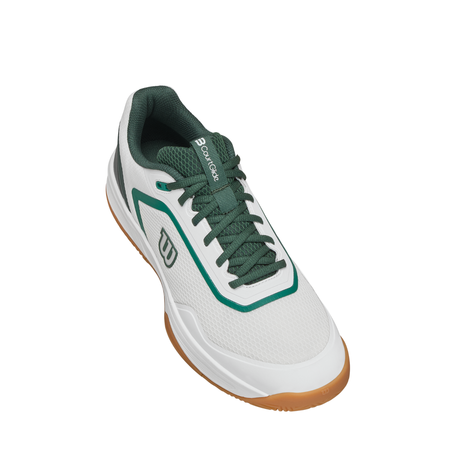 Wilson Courtglide Men's Tennis Shoes - White/Sycamore (WRS339760) Tennis Shoes Wilson