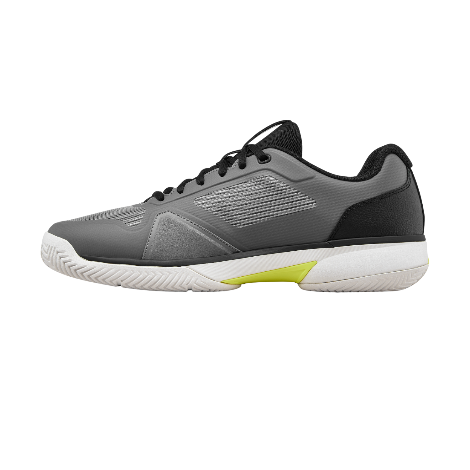 Wilson Rush Lite 5 Men's Tennis Shoes - Titanium/Snow White (WRS339630) Titanium Snow White Tennis Shoes Wilson
