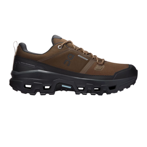 On Running Cloudrock Low Waterproof Men's Hiking Shoes - Earth/Black (3MF10254228) Hiking Shoes On Running