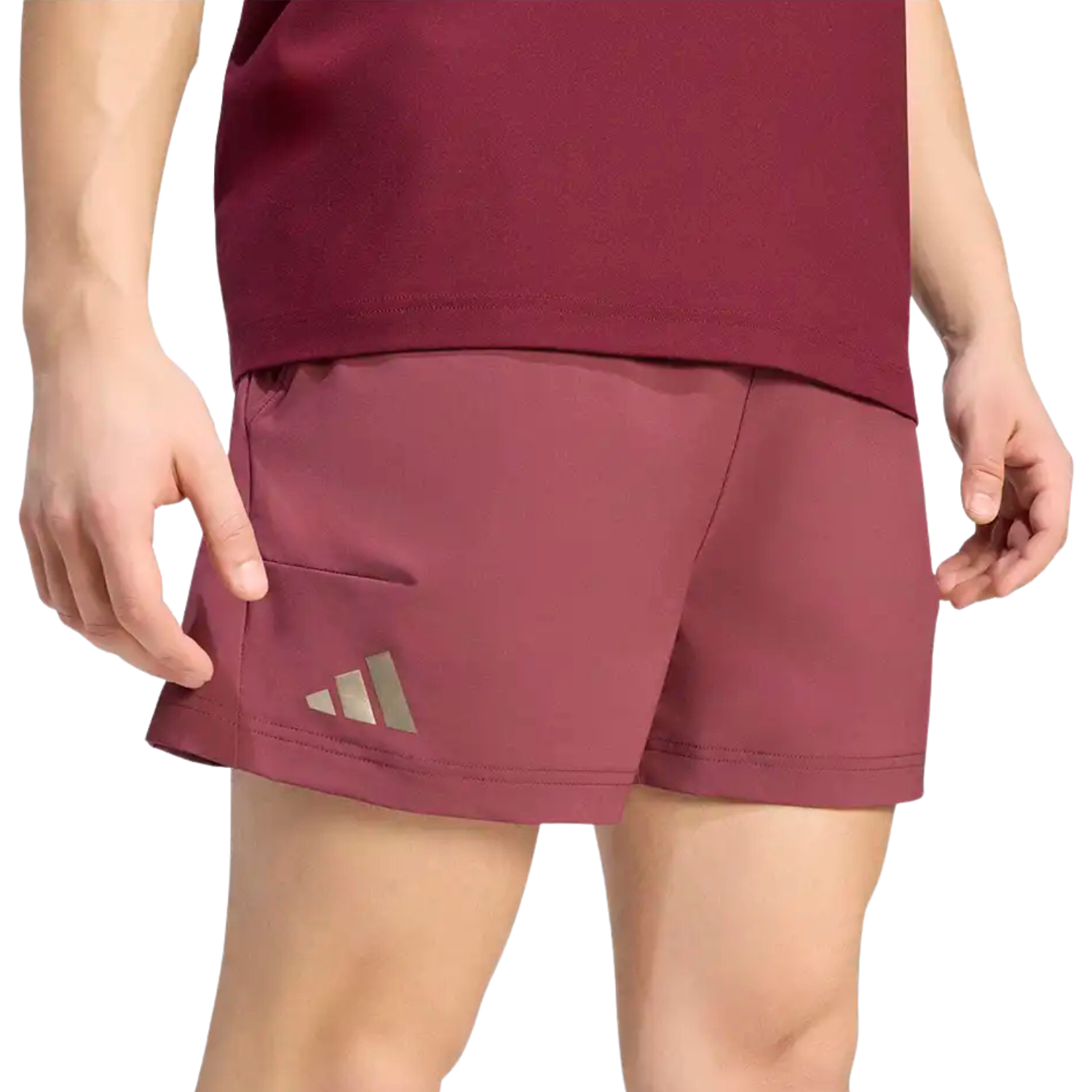 Adidas Tennis Climacool Shorts & Tights Set Men - Maroon (KR0488) Shorts & Tights Set Adidas