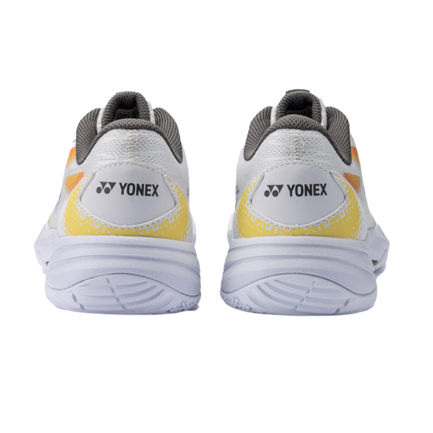 Yonex Cascade Accel 2026 Badminton Shoes Unisex - White/Orange Badminton Shoes Yonex