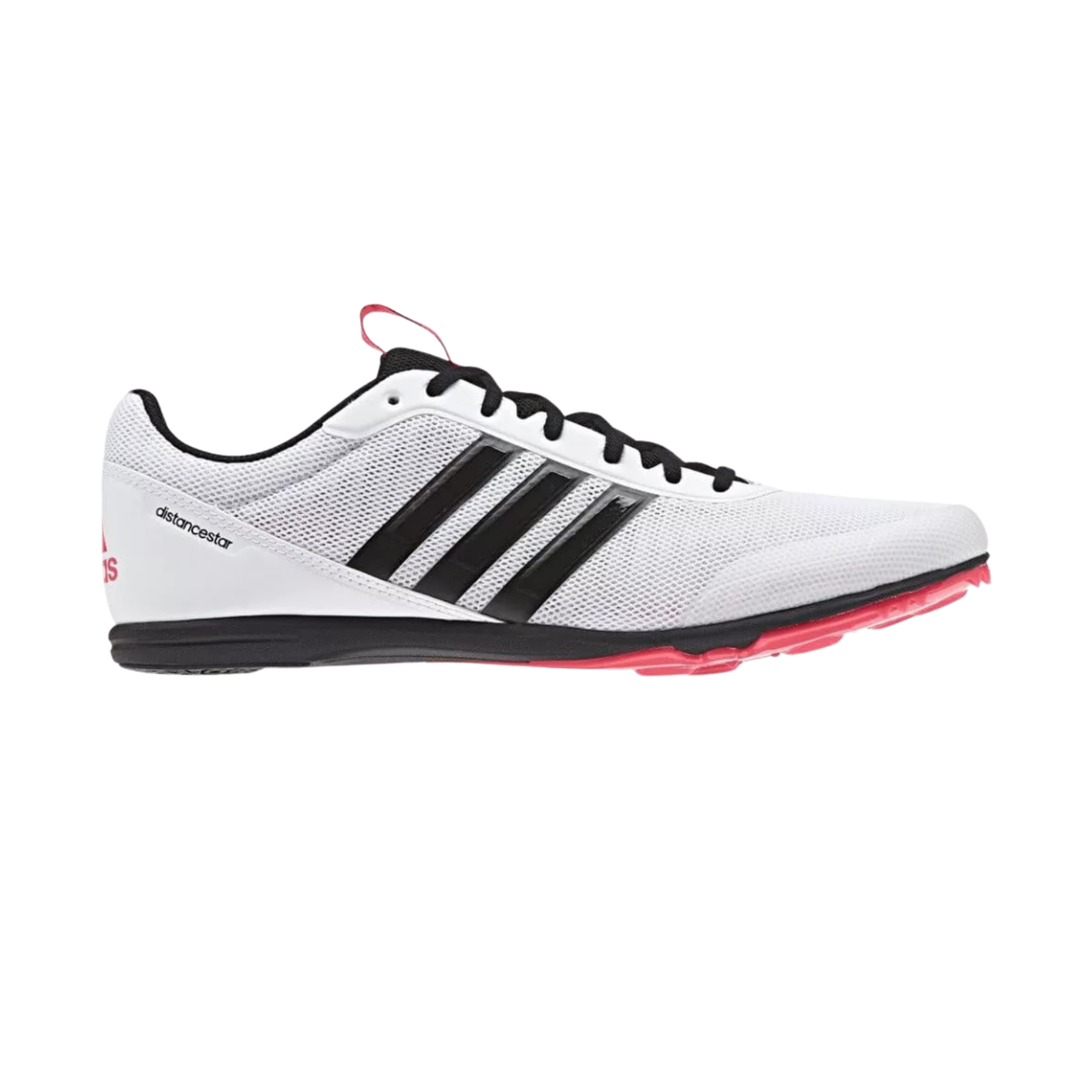 Adidas Distancestar Women's Running Spikes - White/Black/Red (F36063) Running Spikes Adidas