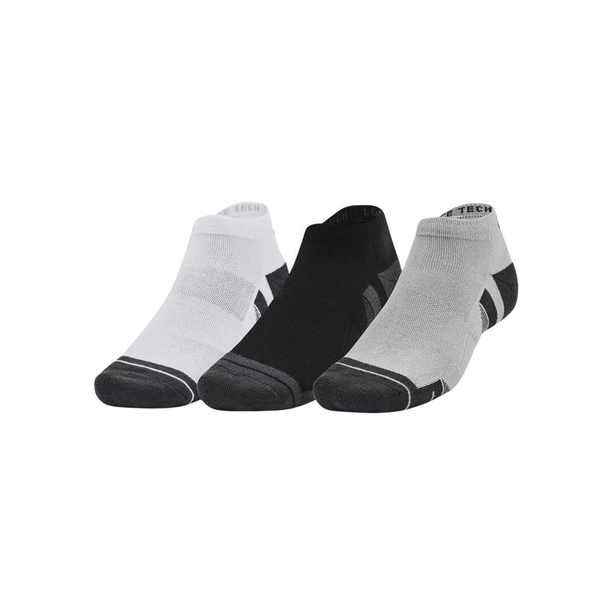 Under Armour Performance Tech 3pack Low Socks 011 Mod Gray White Clearance Under Armour
