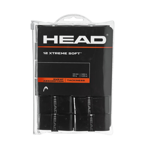 Head Xtreme Soft Overgrip 12-Pack - Black (285405) Overgrip Head