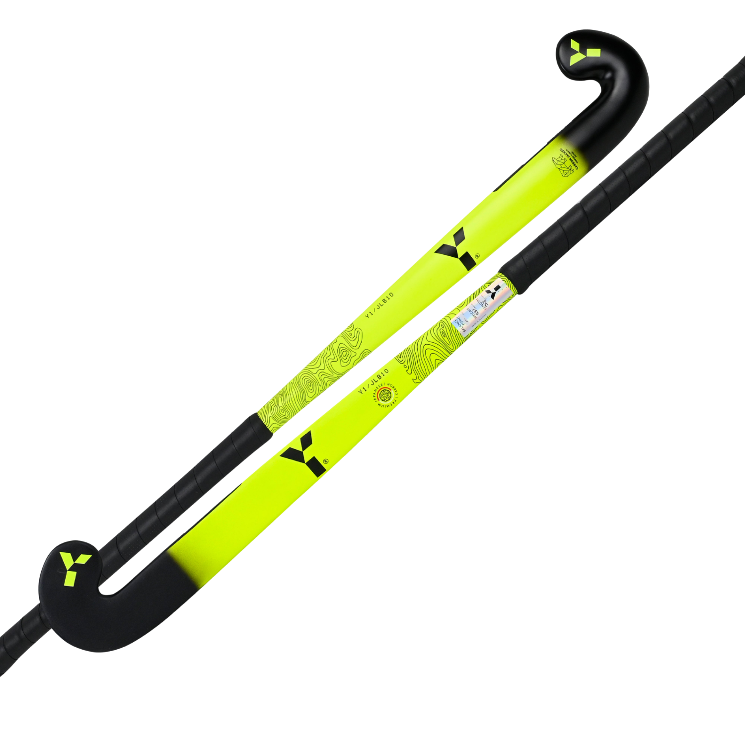 Y1 JLB 10 junior hockey stick, front view