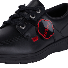 Kickers Kelland Lace Lo Leather Shoes - Black