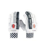 Gray-Nicolls GN400X Cricket Batting Gloves Right Hand - White/Silver Batting Gloves Gray-Nicolls