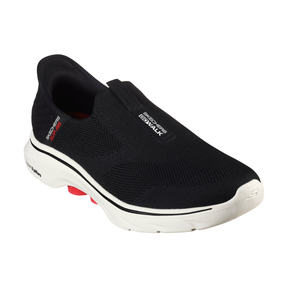 Skechers Slip-ins Go Walk 7 Easy On 2 walking shoes, black, side view