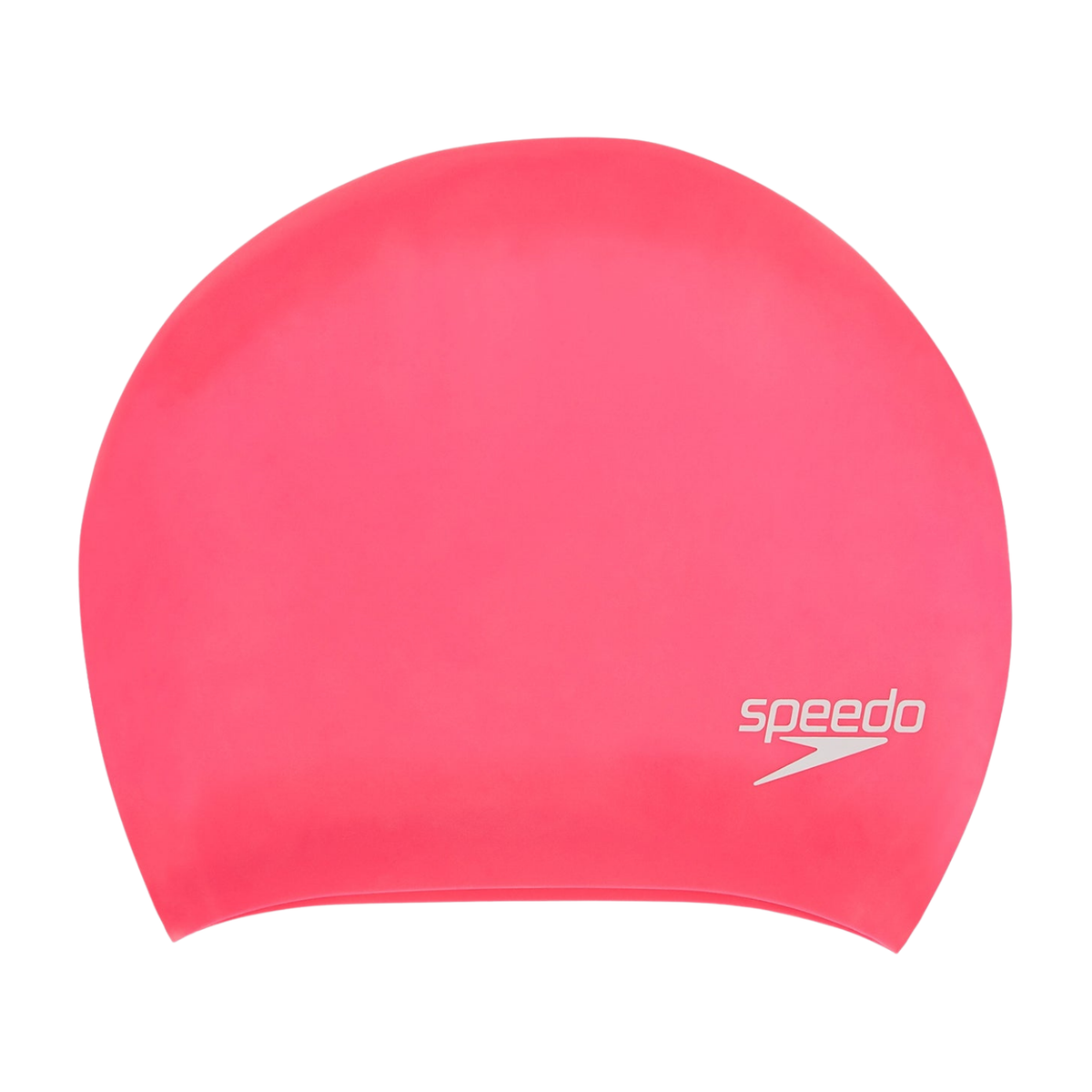 Speedo Long Hair Silicone Swim Cap - Adult Pink Swimming Cap Speedo