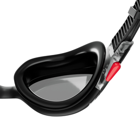 Speedo Biofuse 2.0 swimming goggles, Black/Smoke, side view