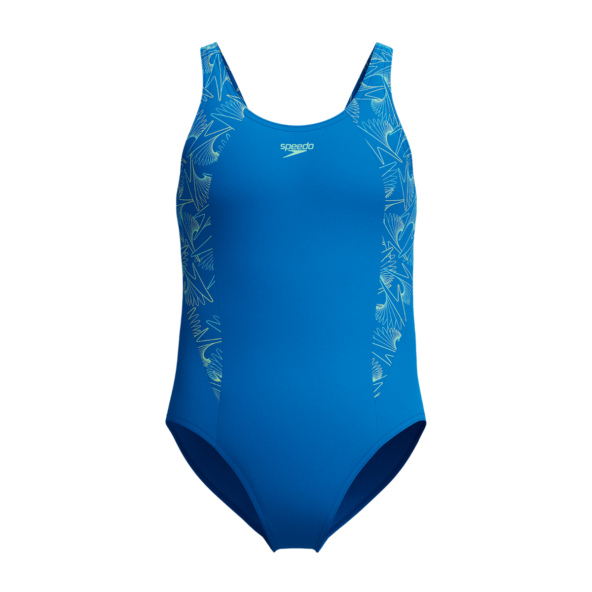 Speedo Hyperboom Splice Muscleback Swimsuit - Junior Girls Blue Blue Swimwear Speedo