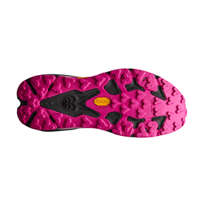Hoka Speedgoat 7 Running Shoe Women, Black/Pink Opal, close-up detail