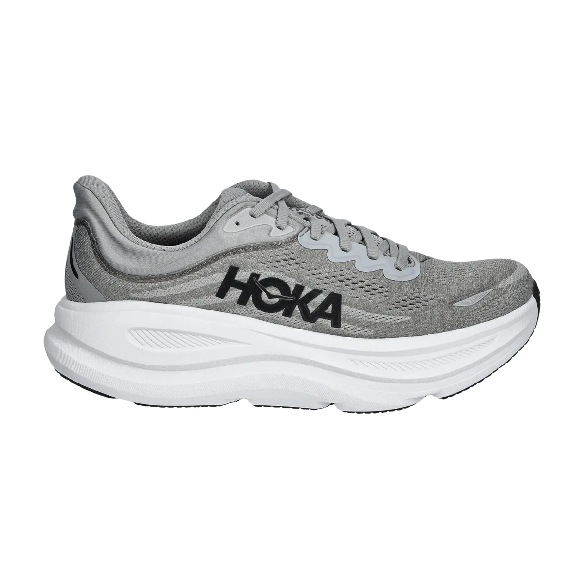 Hoka Bondi 9 Running Shoe Men - Stellar Grey/Squid Ink