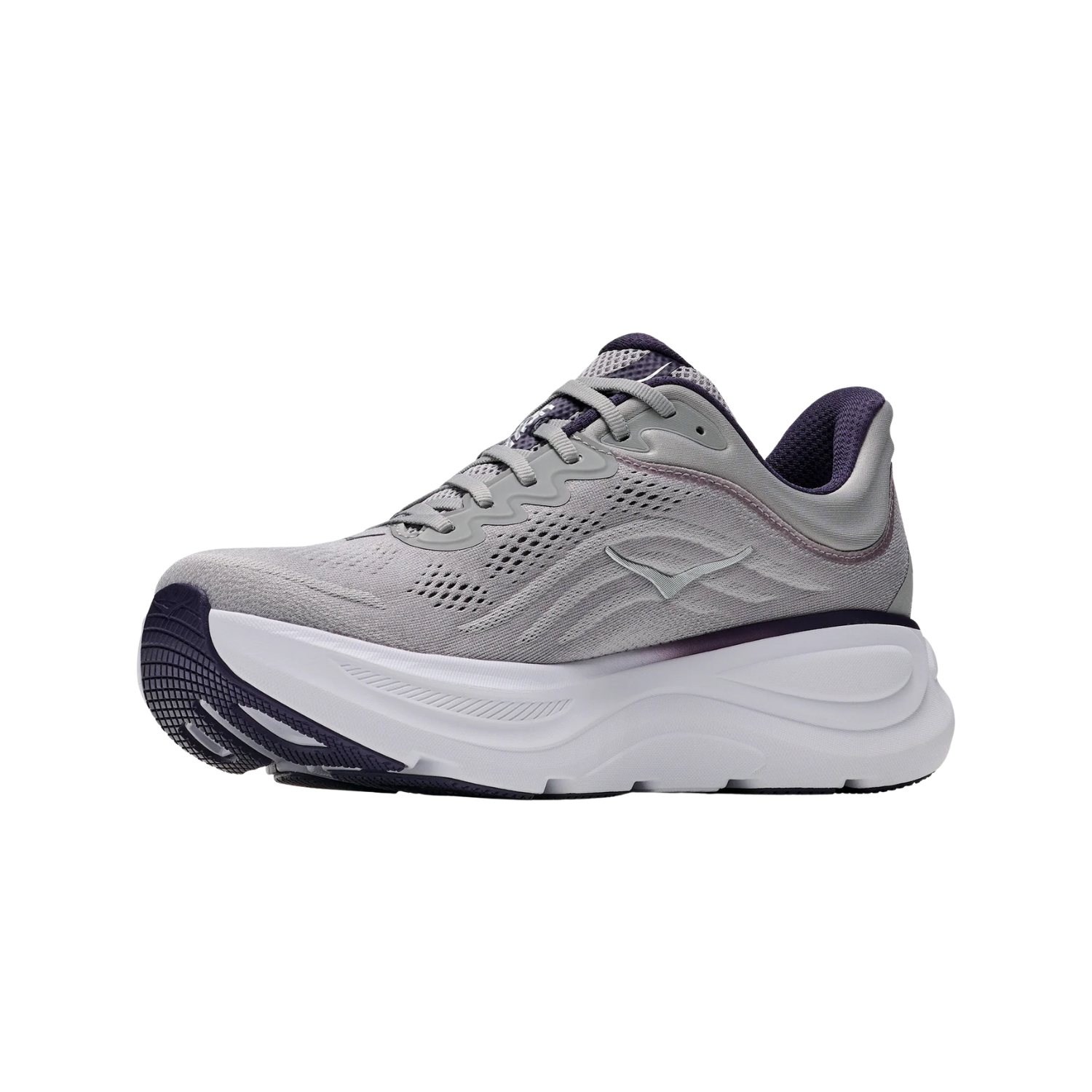 Hoka Bondi 9 Running Shoe Men - Stellar Grey/Squid Ink Running Shoes Hoka