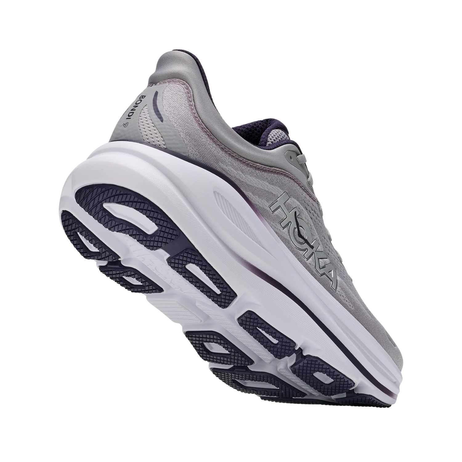 Hoka Bondi 9 Running Shoe Men - Stellar Grey/Squid Ink Running Shoes Hoka