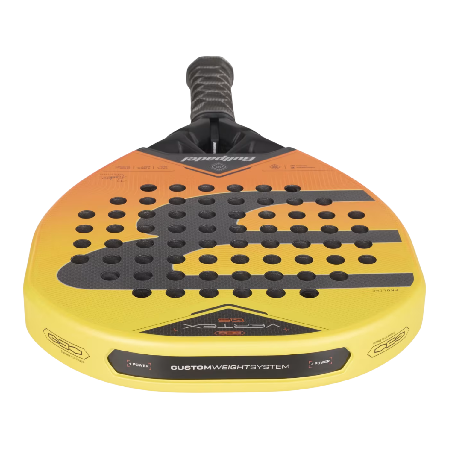 Bullpadel Vertex 05 GEO 27 Padel Racket - Yellow Padel Rackets BullPadel