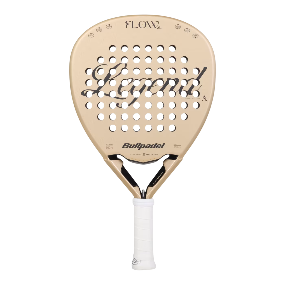 Bullpadel Flow 27 Padel Racket - Gold