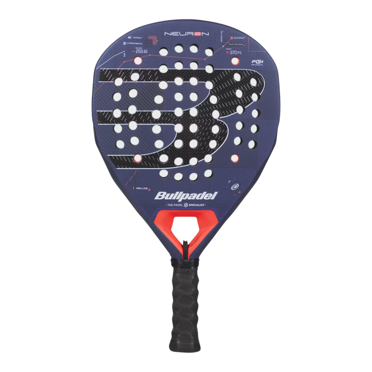 Bullpadel Neuron 27 Padel Racket - Navy Blue