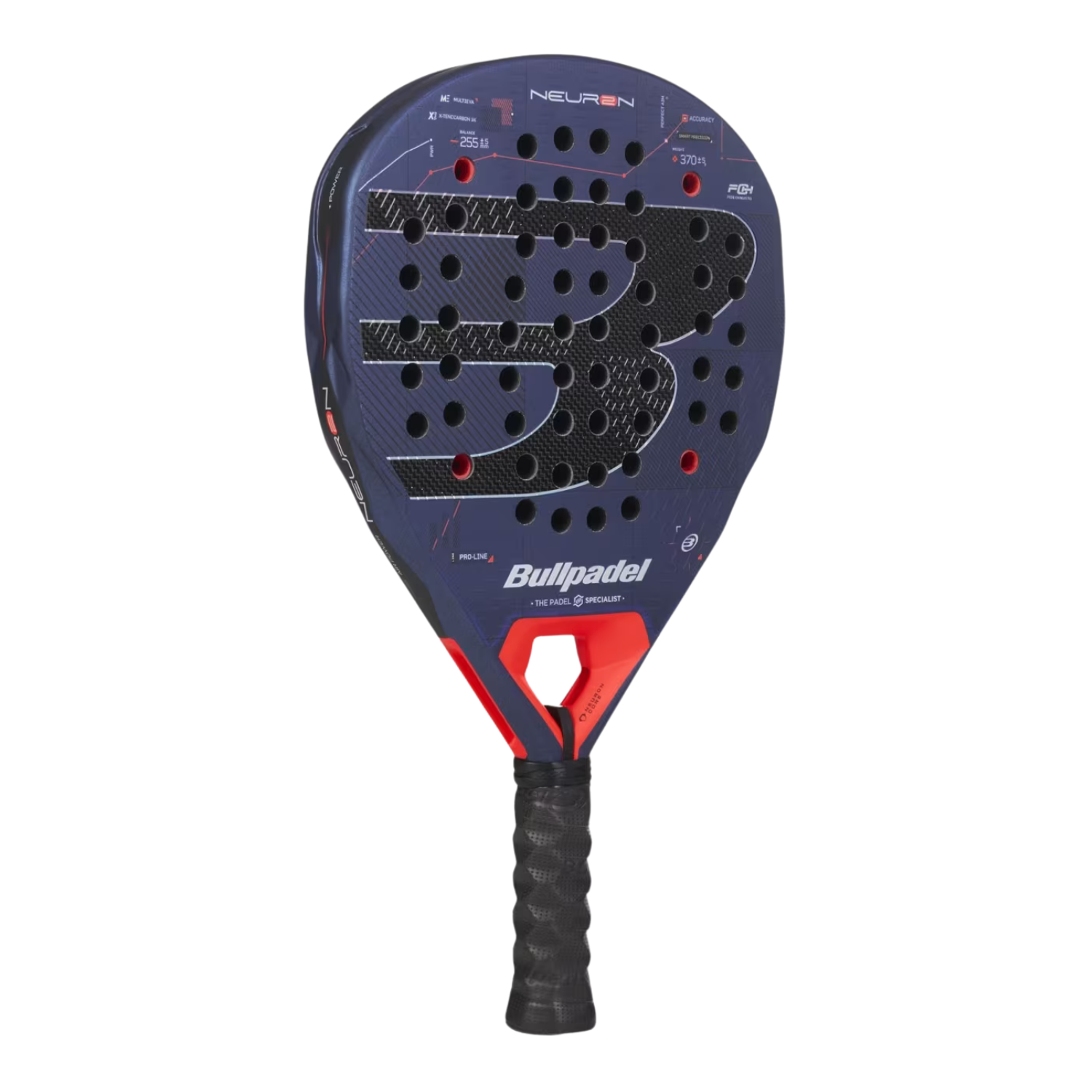 Bullpadel Neuron 27 Padel Racket - Navy Blue Padel Rackets BullPadel