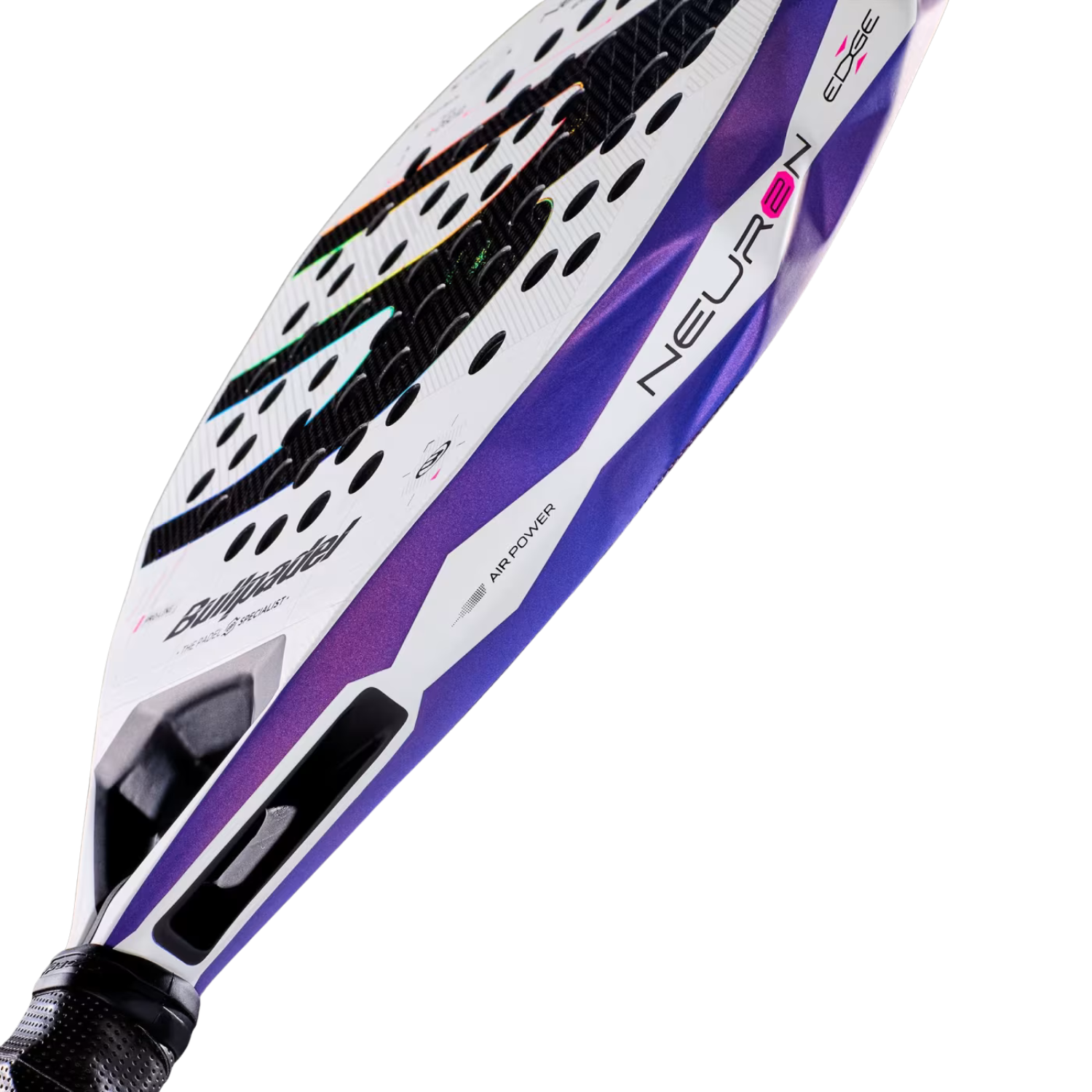 Bullpadel Neuron 02 Edge 27 Padel Racket - Purple Padel Rackets BullPadel