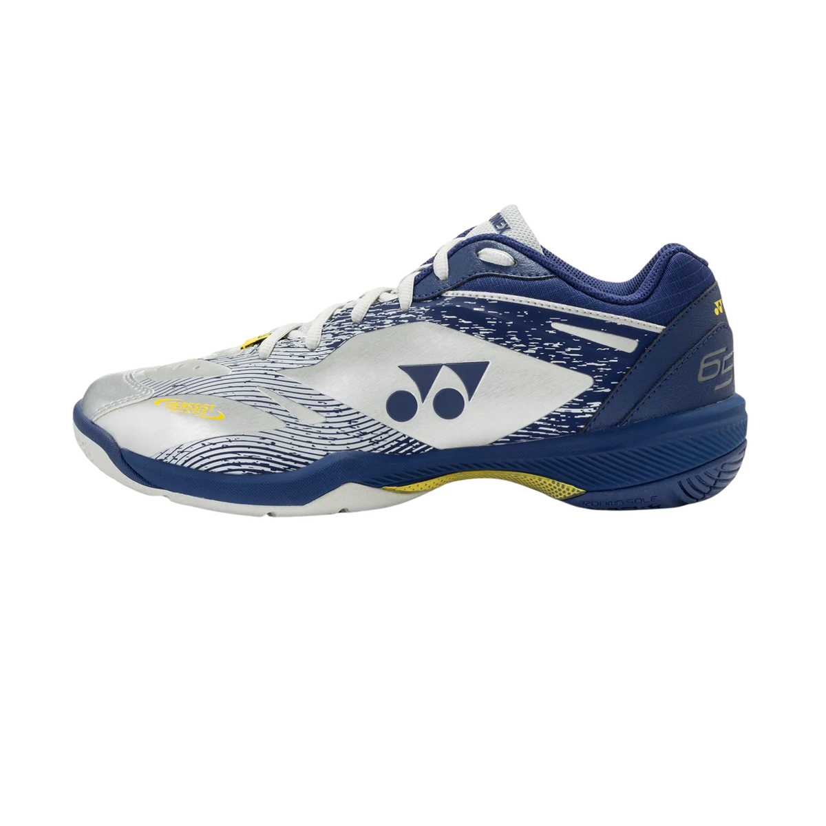 [PRE-ORDER] Yonex Power Cushion 65Z4 VA Badminton Shoe Women - Silver/Navy Silver Navy Badminton Shoes Yonex