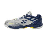 Yonex Power Cushion 65X4 VA Badminton Shoe Unisex - Silver/Navy Silver Navy Badminton Shoes Yonex