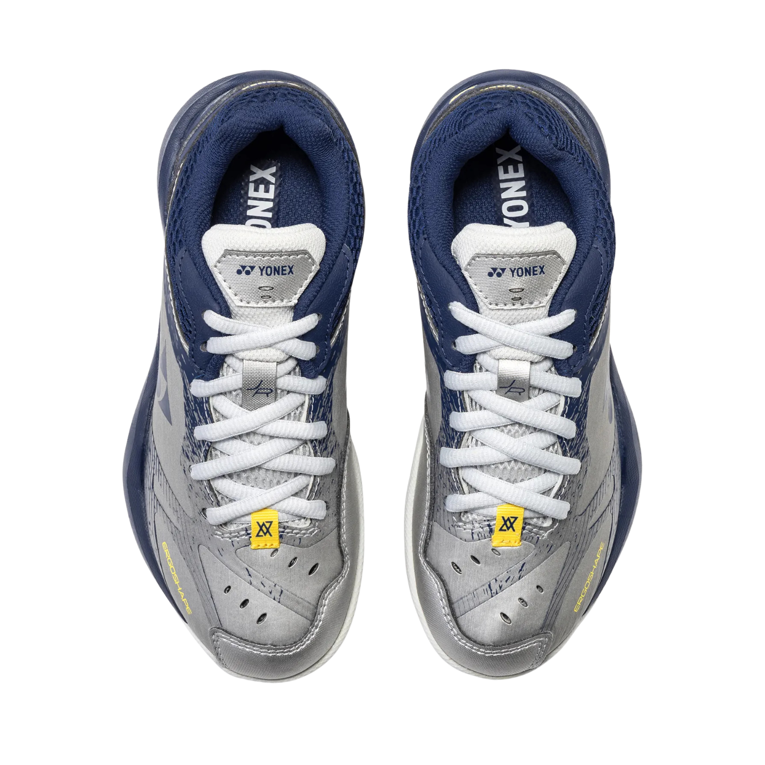 Yonex PC 65 JR VA Badminton Shoe Junior - Silver/Navy