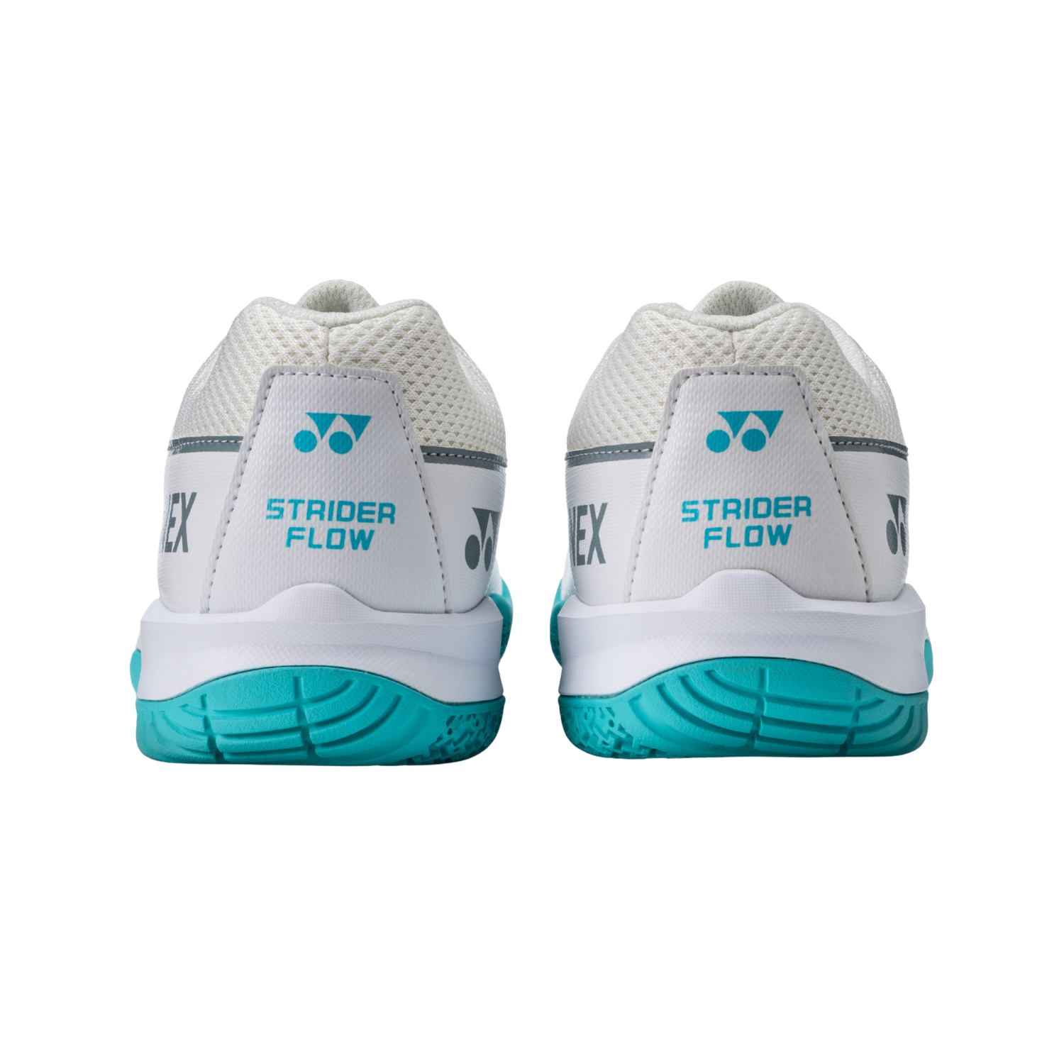 Yonex SHBSF1EX PC Strider Flow Unisex - White/Mint Badminton Shoes Yonex
