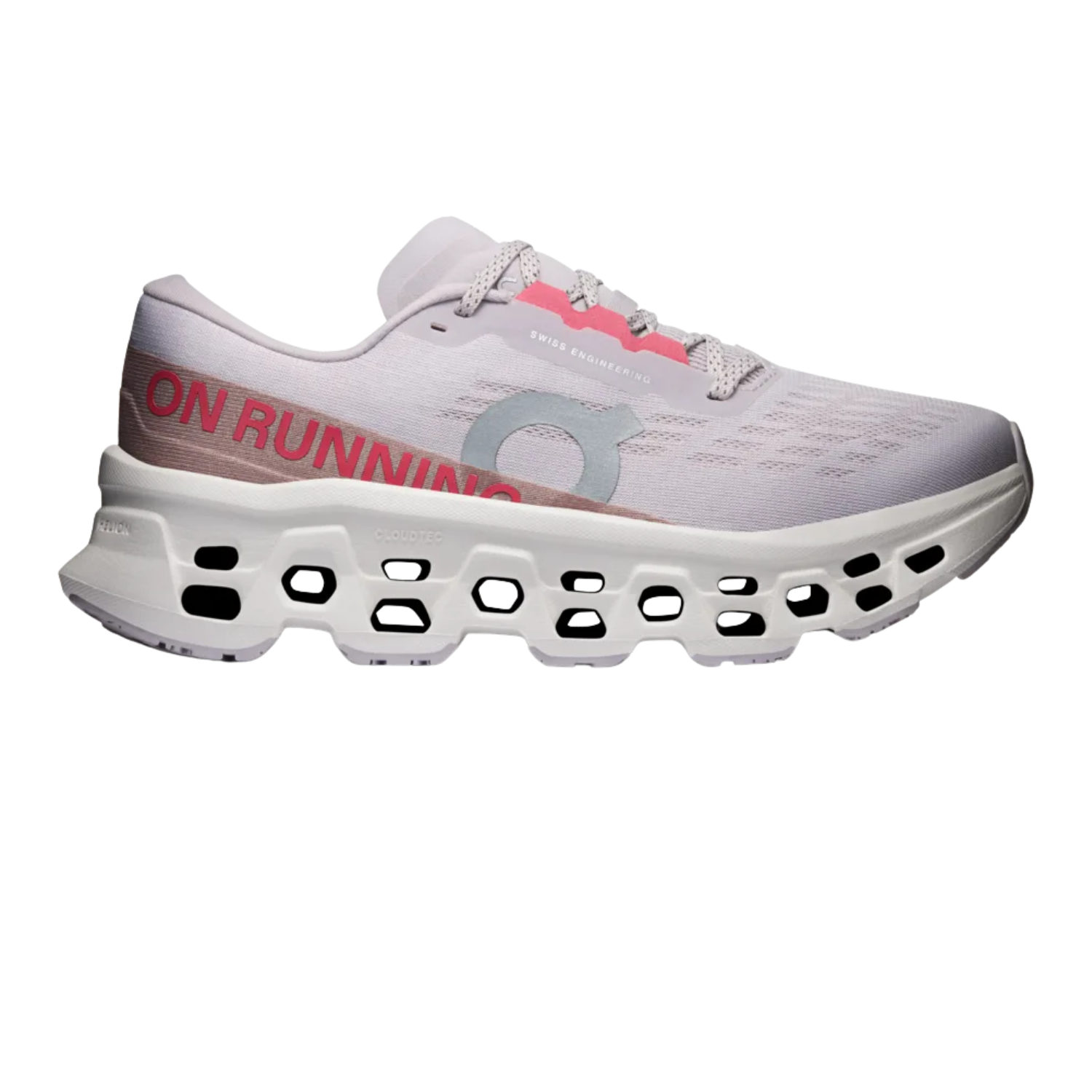 On Running Cloudsurfer Max Running Shoe Women - Pebble/Oyster Running Shoes On Running