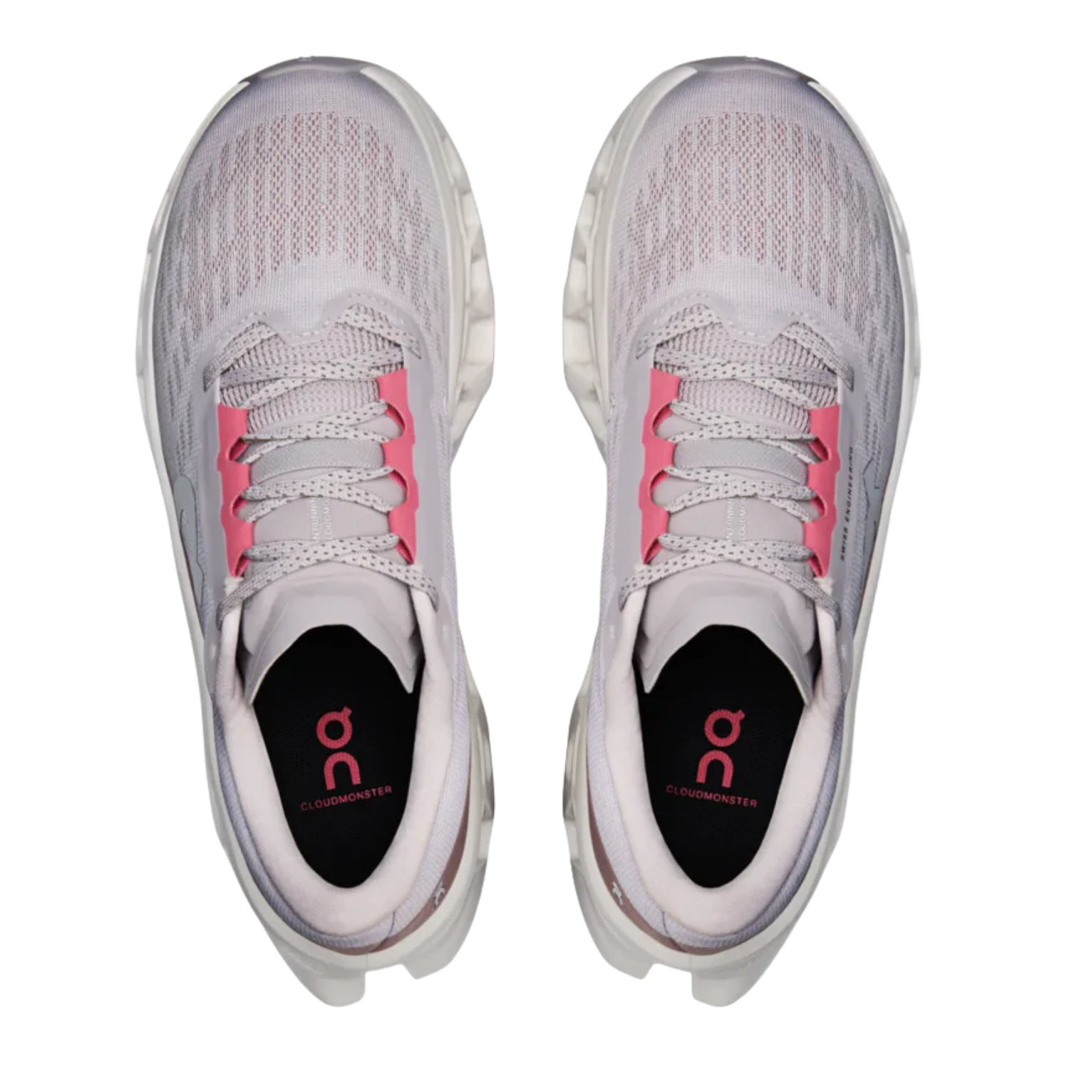 On Running Cloudsurfer Max Running Shoe Women - Pebble/Oyster Running Shoes On Running