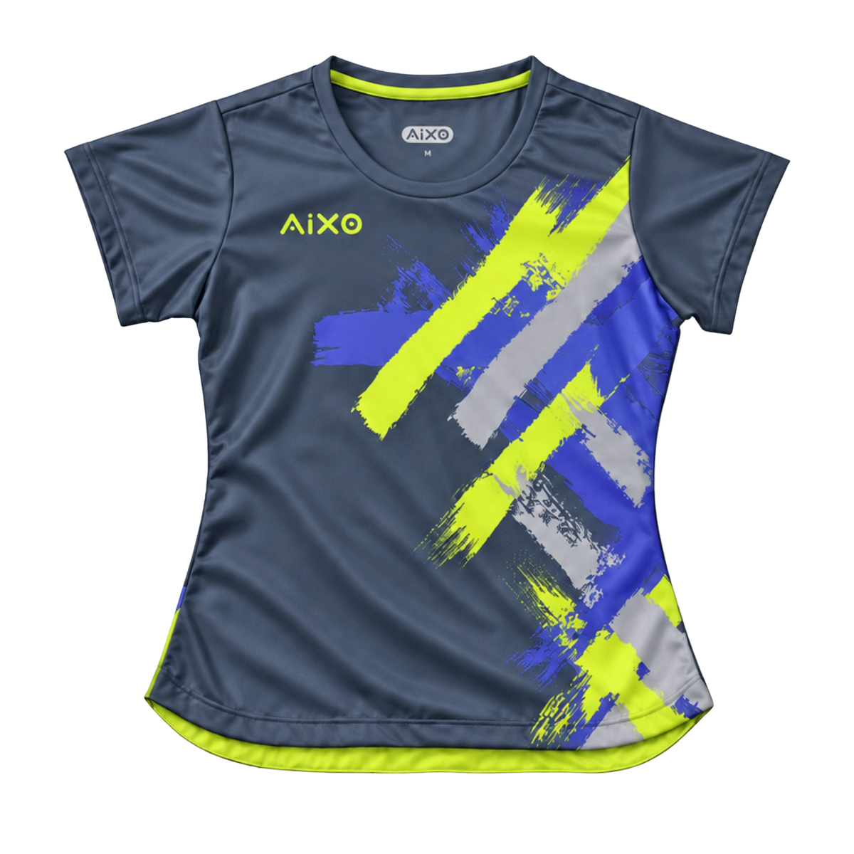 AIXO Eighties Capsule Womens T-Shirt 1 - Storm Storm Clothing Aixo