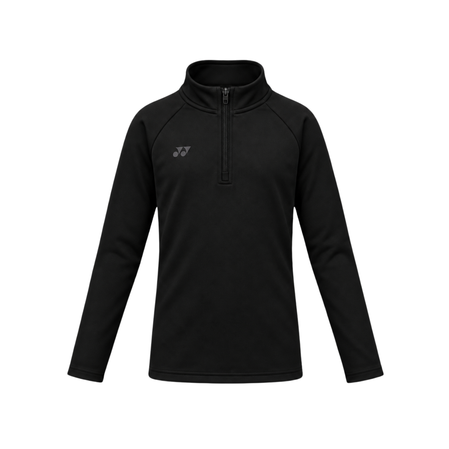 Yonex YMDL2024J Zip Midlayer - Junior Black Clothing Yonex