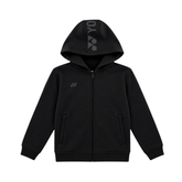 Yonex YHD2024J Zip Hoodie Junior - Black Black Clothing Yonex