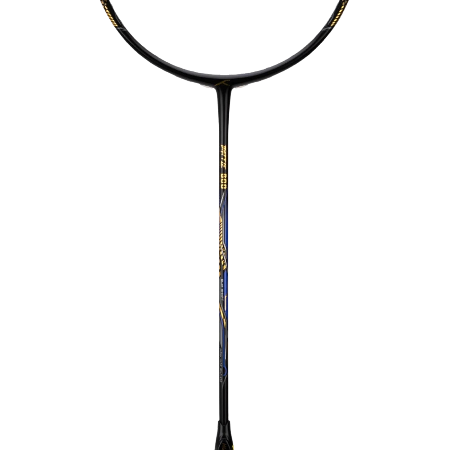 Hundred Battle 600 4U Badminton Racket - Black/Gold/Blue Badminton Rackets Hundred