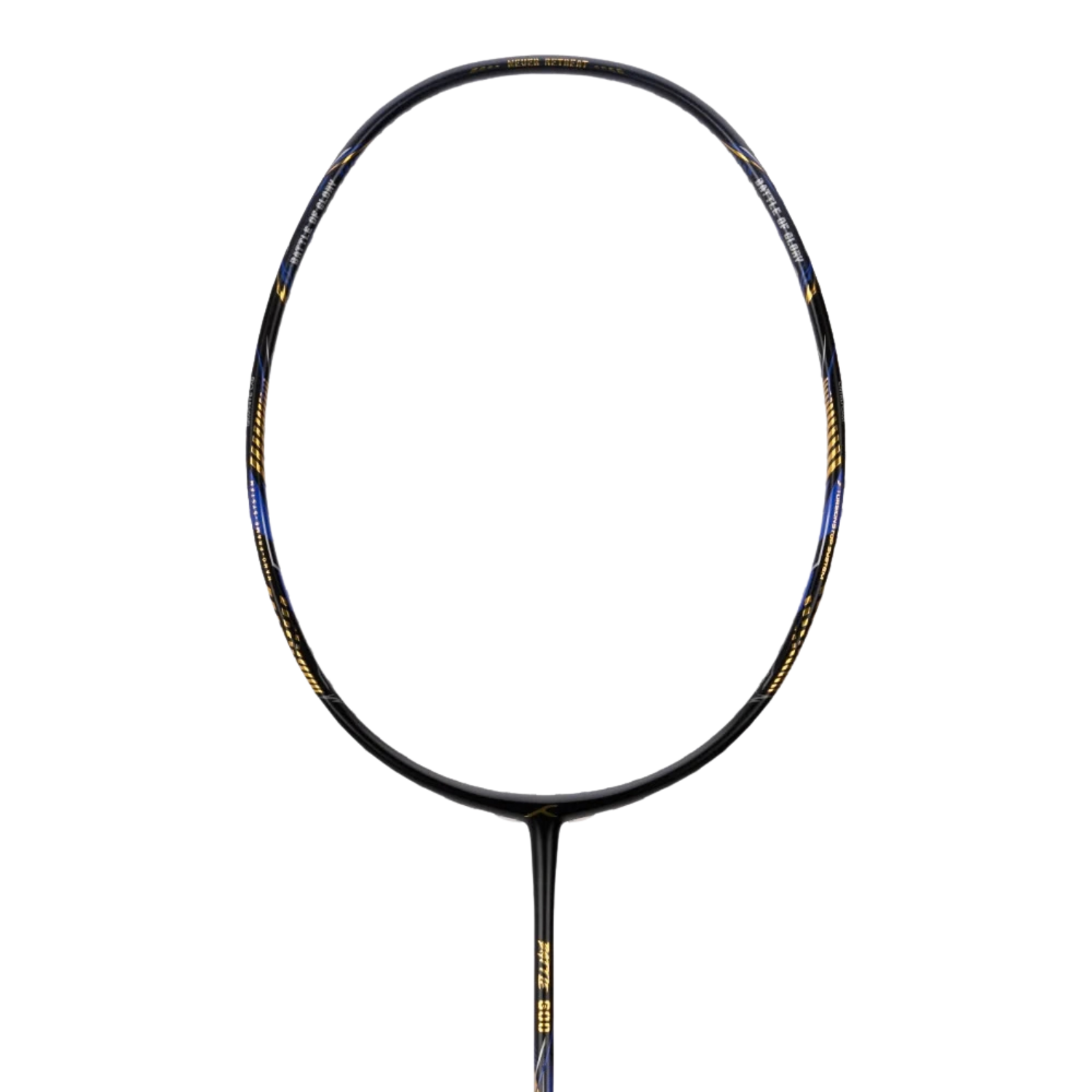 Hundred Battle 600 4U Badminton Racket - Black/Gold/Blue Badminton Rackets Hundred