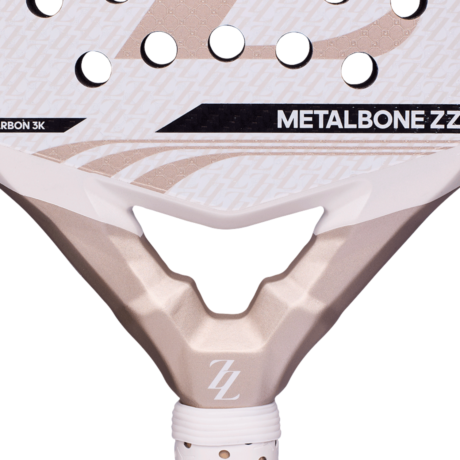 Adidas Metalbone ZZ Carbon 2026 Padel Racket - White Padel Rackets Adidas