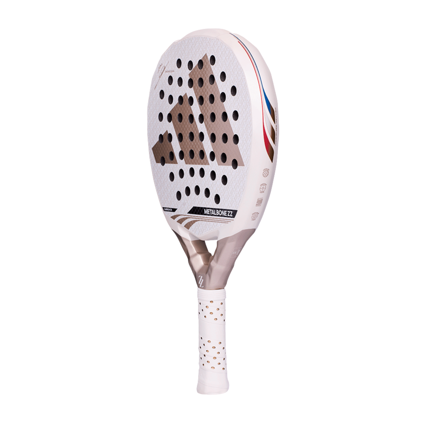 Adidas Metalbone ZZ Carbon 2026 Padel Racket - White Padel Rackets Adidas